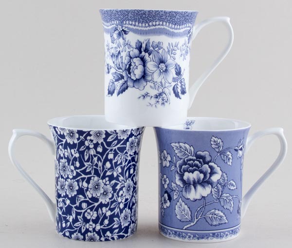 Mugs set of 3 Albertine, Tonquin and Victorian Calico